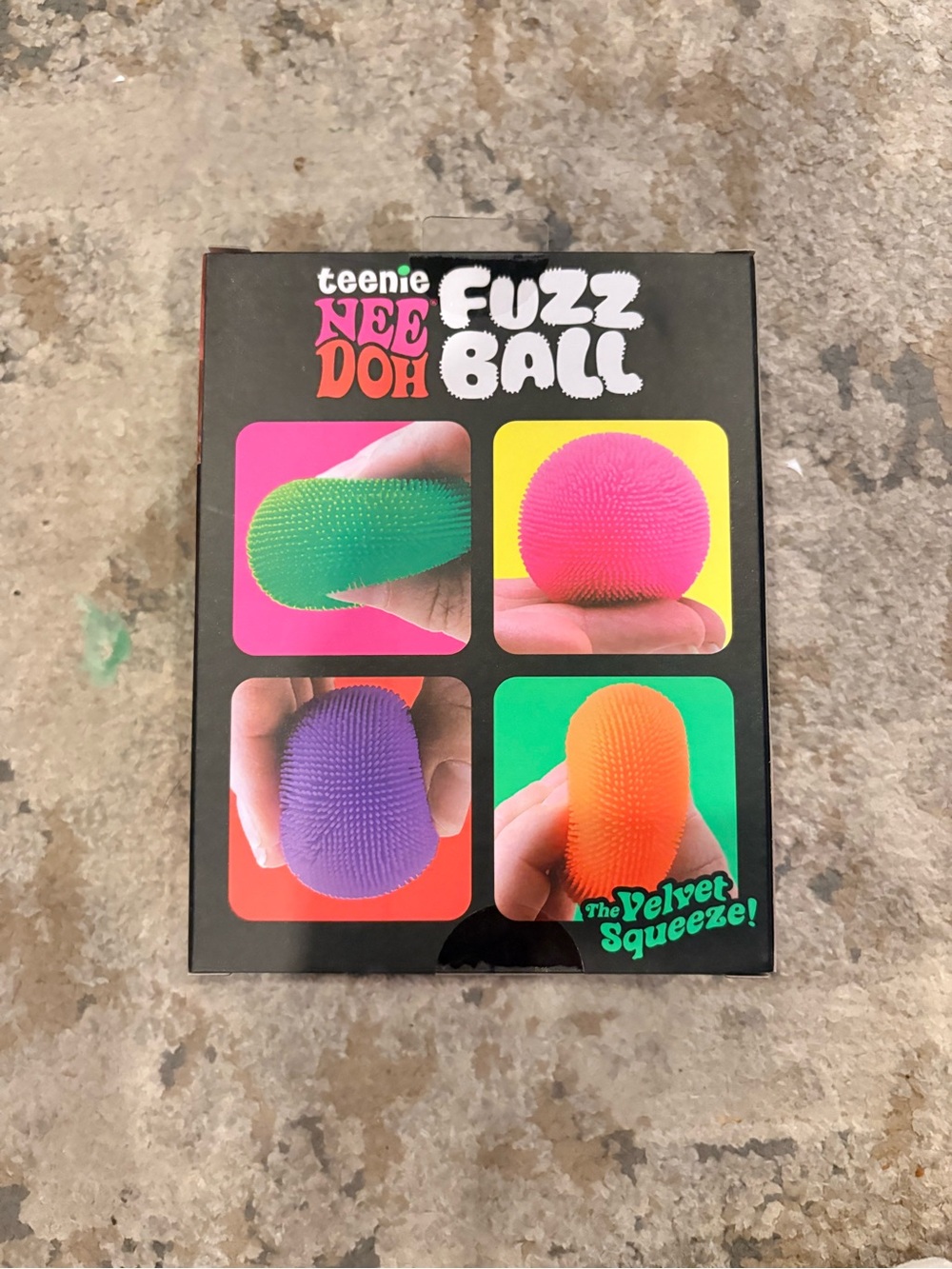 Schylling NeeDoh Teenie Fuzz Ball 4-Pack - New and Authentic - Picture 2 of 3
